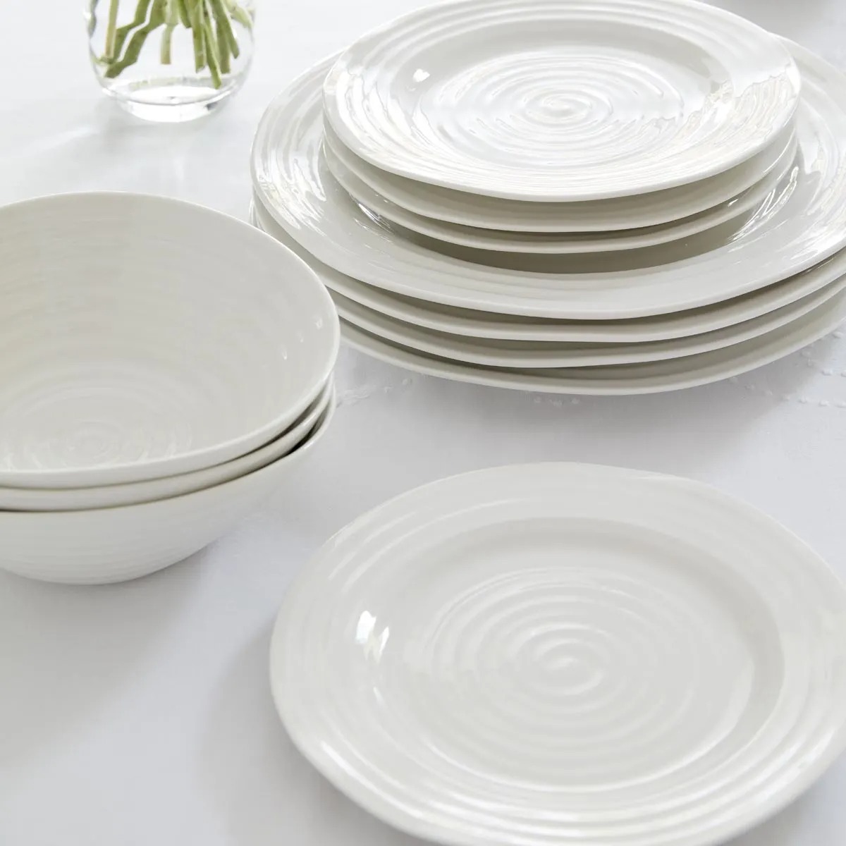 Close-up detail of tableware